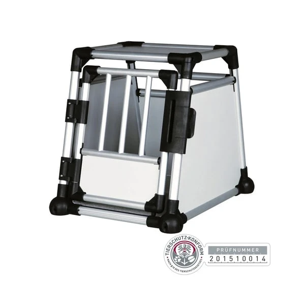 Trixie Hundetransportkäfig Mit Alu-Rahmen 48x57x64cm | Rückläufer 1 Trixie Hundetransportkäfig Mit Alu-Rahmen 48x57x64cm | Rückläufer