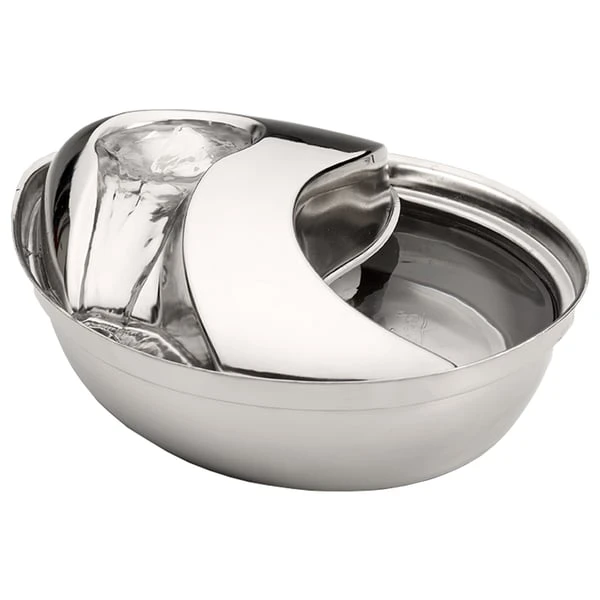 Pioneer Pet Edelstahl Trinkbrunnen Rain Drop Style 2,8 L 1 Pioneer Pet Edelstahl Trinkbrunnen Rain Drop Style 2,8 L