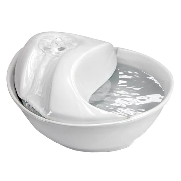 Pioneer Pet Keramik Trinkbrunnen Rain Drop Style 1,8 L Weiß 1 Pioneer Pet Keramik Trinkbrunnen Rain Drop Style 1,8 L Weiß