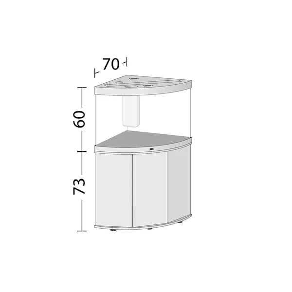 Juwel Komplett Eck-Aquarium Trigon 190 LED Mit Unterschrank SBX 2 Juwel Komplett Eck-Aquarium Trigon 190 LED Mit Unterschrank SBX – Bild 2