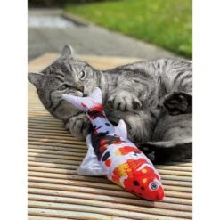 Aumüller Katzenspielkissen Zappel-Koi -Pet Verkauf aumueller zappelfisch koi 2