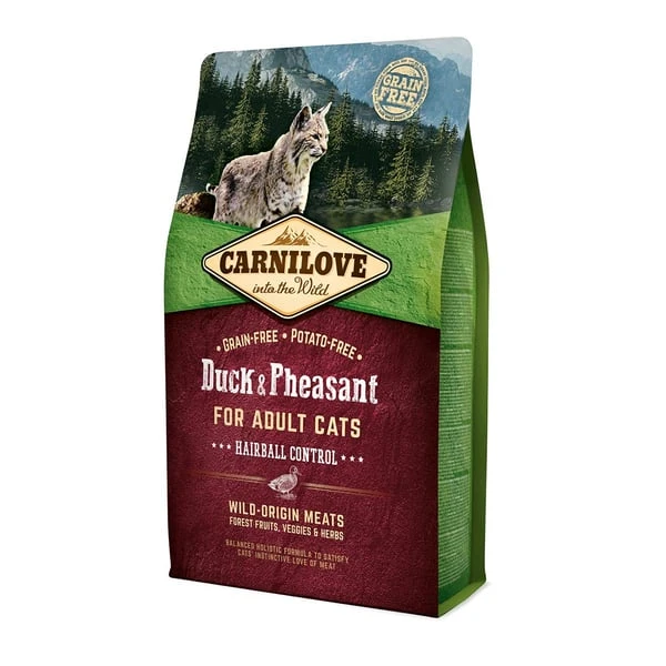 Carnilove Cat Adult - Duck & Pheasant / Hairball Control 1 Carnilove Cat Adult - Duck & Pheasant / Hairball Control