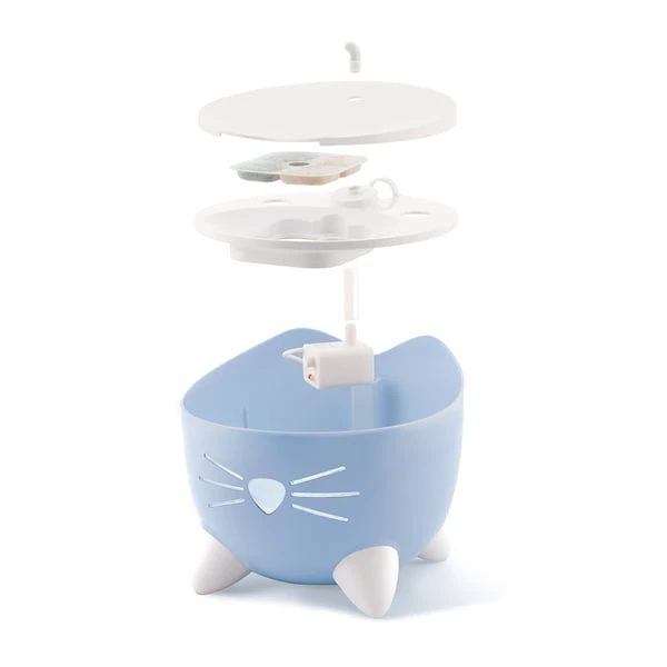 Catit Pixi Trinkbrunnen Blau 2 Catit Pixi Trinkbrunnen Blau – Bild 2