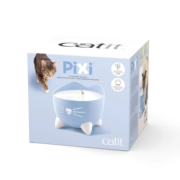 Catit Pixi Trinkbrunnen Blau 3 Catit Pixi Trinkbrunnen Blau – Bild 3
