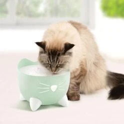 Catit Pixi Trinkbrunnen Mintgrün -Pet Verkauf catit pixi trinkbrunnen gruen 4