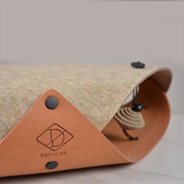 D&D Home Spieltunnel Lobke Sand/rost 57x57x20cm 2 D&D Home Spieltunnel Lobke Sand/rost 57x57x20cm – Bild 2