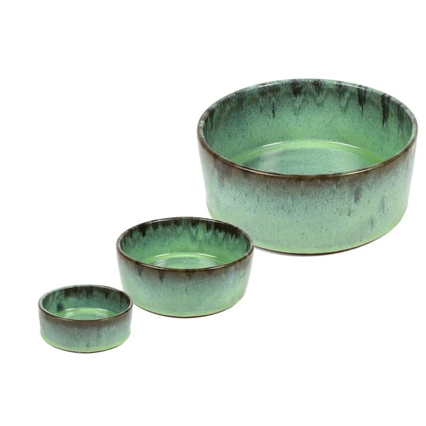 D&D Home Keramiknapf Jasper Grün 1 D&D Home Keramiknapf Jasper Grün