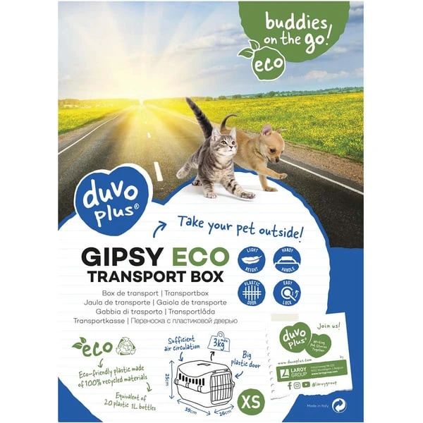 DUVO+ Gipsy Eco Transportbox Blau 3 DUVO+ Gipsy Eco Transportbox Blau – Bild 3