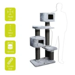 Ebi Kratzbaum Trend Rock Western Inn Grau -Pet Verkauf ebi kratzbaum trend rock western inn grau 3