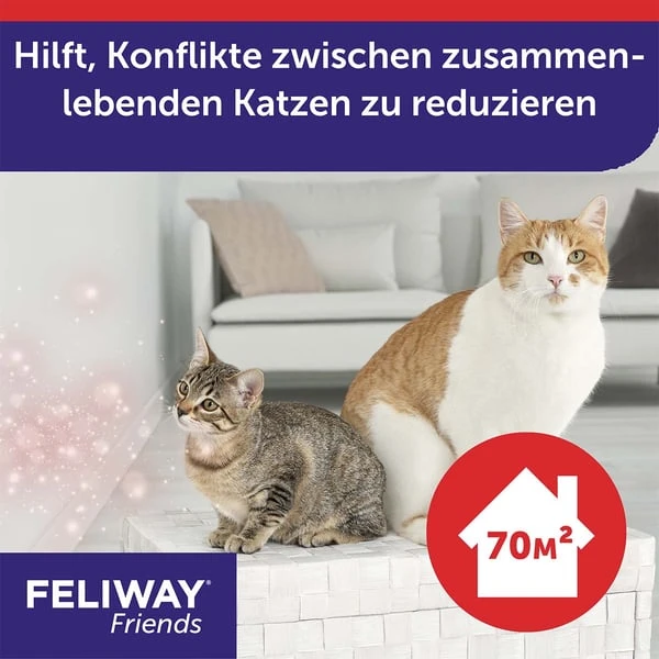 Feliway Friends Verdampfer Start-Set 48ml 2 Feliway Friends Verdampfer Start-Set 48ml – Bild 2