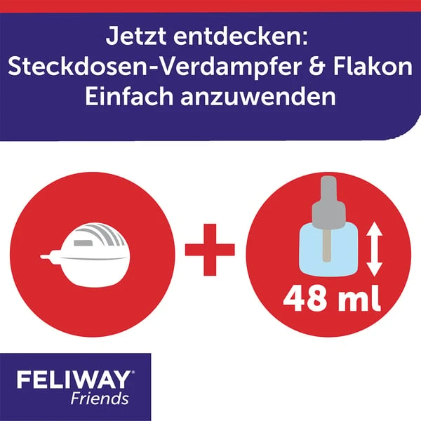 Feliway Friends Verdampfer Start-Set 48ml 3 Feliway Friends Verdampfer Start-Set 48ml – Bild 3