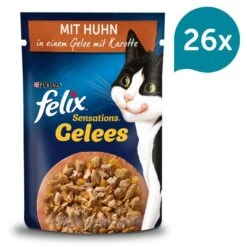 FELIX Sensations Gelees Mit Huhn & Karotte