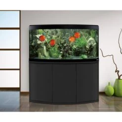 Fluval Komplettaquarium Mit Unterschrank Vicenza 260 9 Fluval Komplettaquarium Mit Unterschrank Vicenza 260 -Pet Verkauf fluval vicenza260led schwarz 4