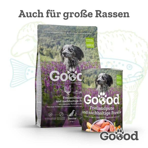 Goood Mini Senior Freilandpute & Nachhaltige Forelle 8 Goood Mini Senior Freilandpute & Nachhaltige Forelle – Bild 8