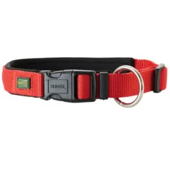 Hunter Neopren Vario Plus Halsung Rot/schwarz
