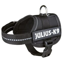 Julius K9 Julius-K9 Powergeschirr Schwarz, Größe: Baby 1, Brustumfang 29-36 Cm
