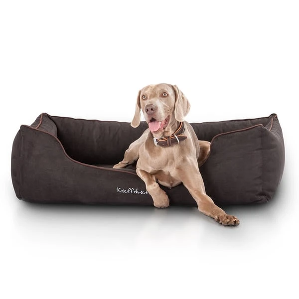 Knuffelwuff Orthopädisches Hundebett Amelie Schwarz 2 Knuffelwuff Orthopädisches Hundebett Amelie Schwarz – Bild 2