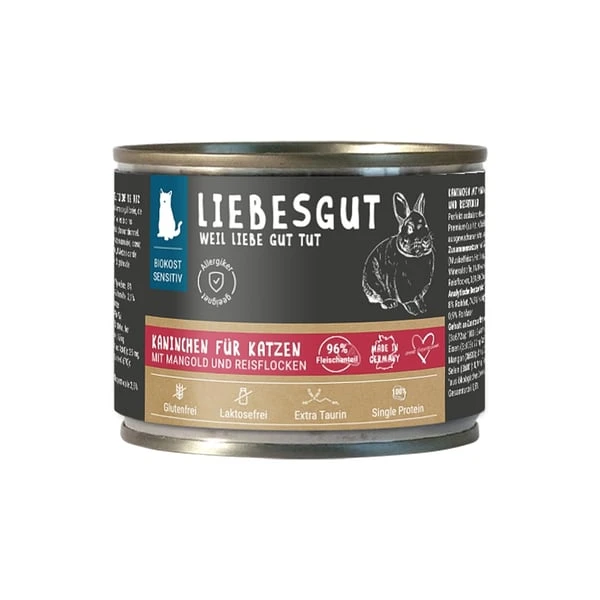 Liebesgut Biokost Sensitiv Kaninchen Mit Mangold Und Reis 2 Liebesgut Biokost Sensitiv Kaninchen Mit Mangold Und Reis – Bild 2