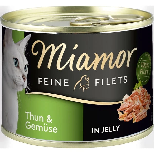 Miamor Katzen-Nassfutter Feine Filets In Jelly Thunfisch Und Gemüse 1 Miamor Katzen-Nassfutter Feine Filets In Jelly Thunfisch Und Gemüse