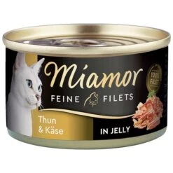 Miamor Feine Filets In Jelly Thunfisch Und Käse 100g Dose