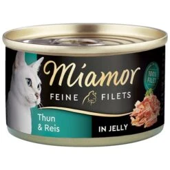 Miamor Katzenfutter Feine Filets In Jelly Thunfisch Und Reis