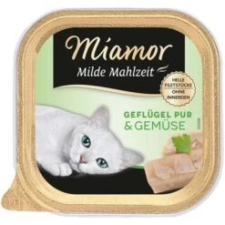 Miamor Milde Mahlzeit Geflügel Pur & Gemüse
