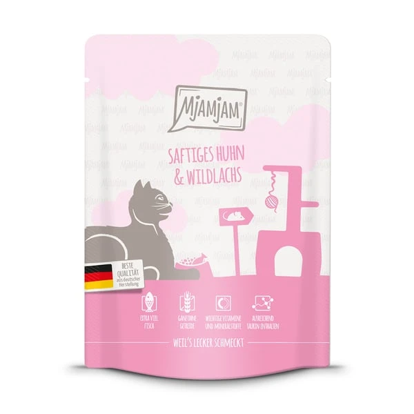 MjAMjAM Quetschie Saftiges Huhn Und Wildlachs 1 MjAMjAM Quetschie Saftiges Huhn Und Wildlachs