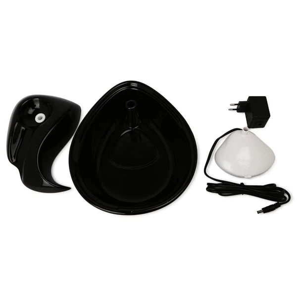 Pioneer Pet Keramik Trinkbrunnen Rain Drop Style 1,8 L Schwarz 8 Pioneer Pet Keramik Trinkbrunnen Rain Drop Style 1,8 L Schwarz – Bild 8