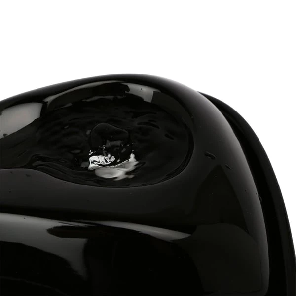 Pioneer Pet Keramik Trinkbrunnen Rain Drop Style 1,8 L Schwarz 4 Pioneer Pet Keramik Trinkbrunnen Rain Drop Style 1,8 L Schwarz – Bild 4