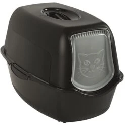 Rotho MyPet Katzentoilette Eco BAILEY Schwarz