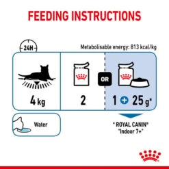 ROYAL CANIN INDOOR 7+ Sterilised In Gelee Nassfutter Für Wohnungskatzen Ab 7 Jahren -Pet Verkauf royal canin indoor sterilised 7plus jelly 85g 8