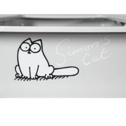 Simon's Cat Katzentoilette Mit Rand -Pet Verkauf simons cat katzentoilette 3