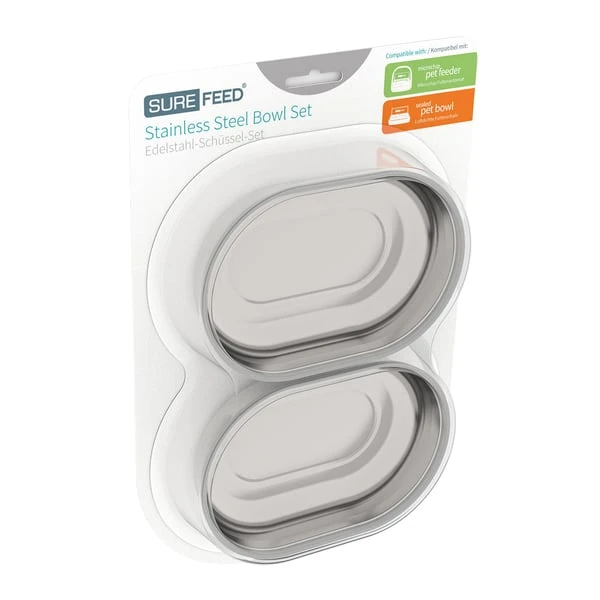 Sureflap SureFeed Edelstahl-Schüssel-Set 1 Sureflap SureFeed Edelstahl-Schüssel-Set