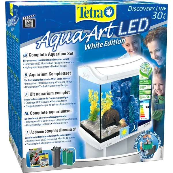 Tetra AquaArt LED Aquarium-Komplett-Set Weiß 1 Tetra AquaArt LED Aquarium-Komplett-Set Weiß