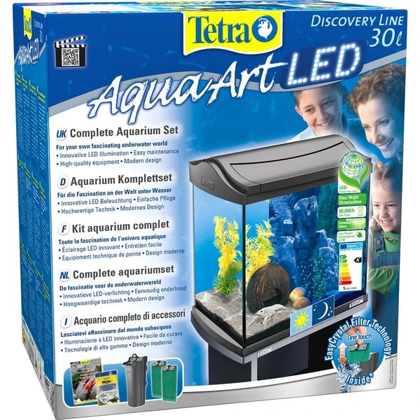 Tetra AquaArt LED Aquarium Komplettset Anthrazit 1 Tetra AquaArt LED Aquarium Komplettset Anthrazit