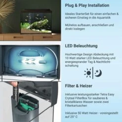 Tetra Starter Line LED Aquarium 54L -Pet Verkauf tetra starterline led 54l 3T7agPSirzOMNT