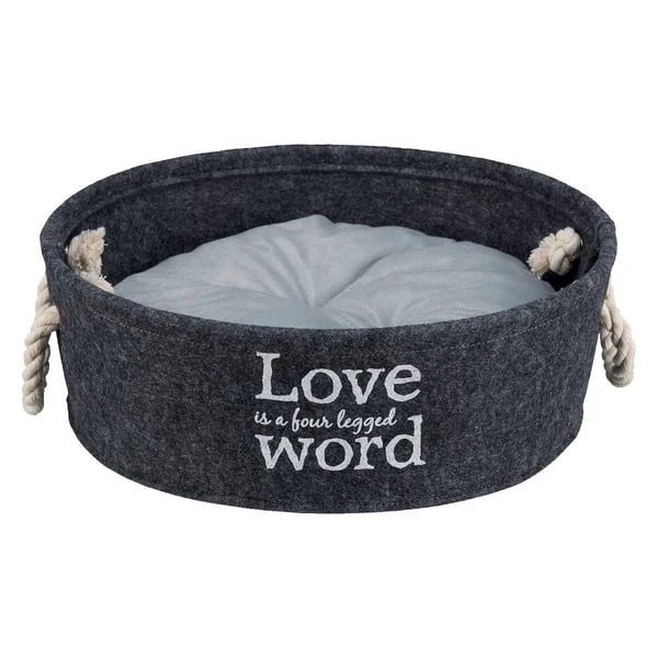 Trixie Filzschlafplatz Lian In Grau 1 Trixie Filzschlafplatz Lian In Grau