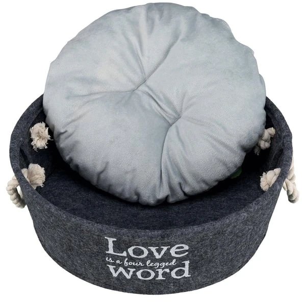 Trixie Filzschlafplatz Lian In Grau 3 Trixie Filzschlafplatz Lian In Grau – Bild 3