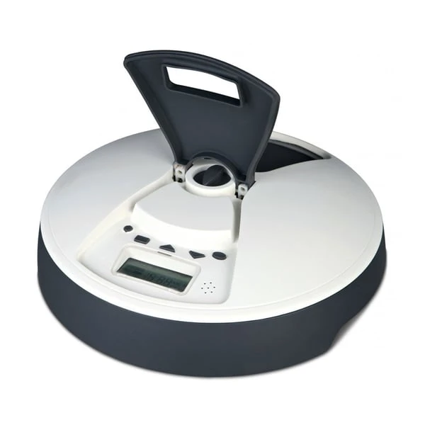 Trixie Futterautomat TX6 Grau/weiß 2 Trixie Futterautomat TX6 Grau/weiß – Bild 2