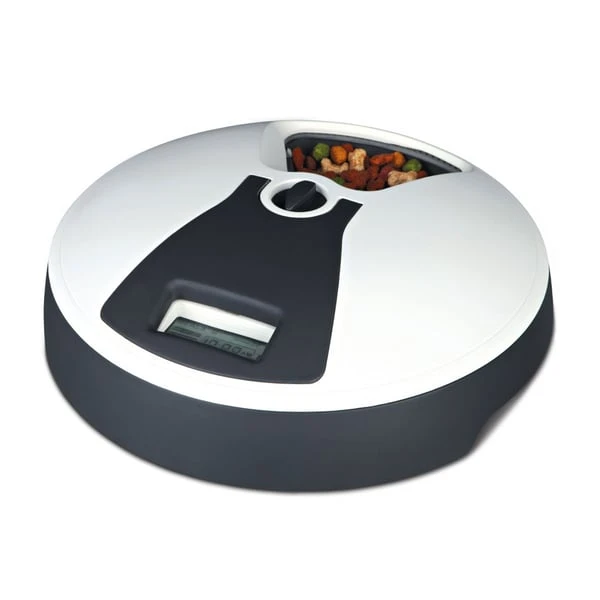 Trixie Futterautomat TX6 Grau/weiß 1 Trixie Futterautomat TX6 Grau/weiß