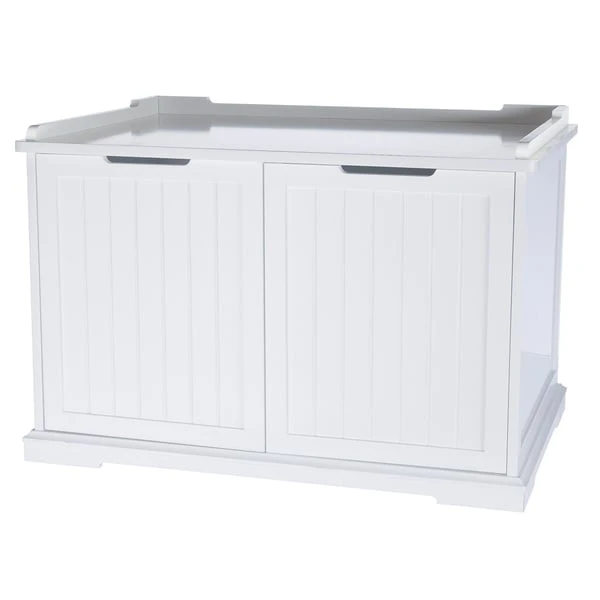 Trixie Katzenhaus Für Katzentoilette XL, Weiß 3 Trixie Katzenhaus Für Katzentoilette XL, Weiß – Bild 3