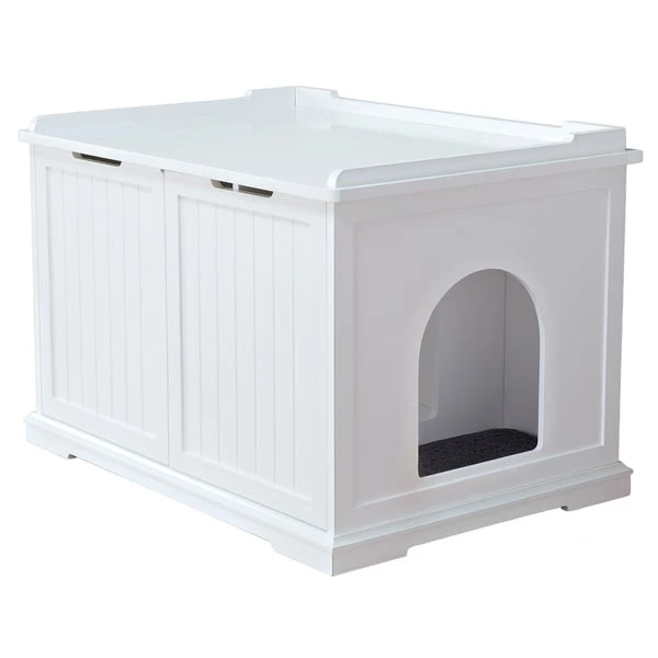 Trixie Katzenhaus Für Katzentoilette XL, Weiß 1 Trixie Katzenhaus Für Katzentoilette XL, Weiß