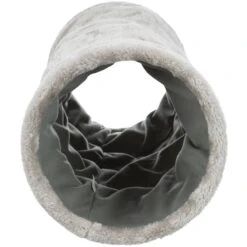Trixie Spieltunnel, Plüsch - Grau -Pet Verkauf trixie spieltunnel plusch grau 3