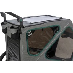 Trixie Fahrrad-Anhänger Grau/Salbei -Pet Verkauf trixie fahrradanhaenger 7