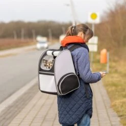 Trixie Rucksack Chloe Schwarz/weiß 39 × 43 × 27 Cm -Pet Verkauf trixie rucksack chloe 5