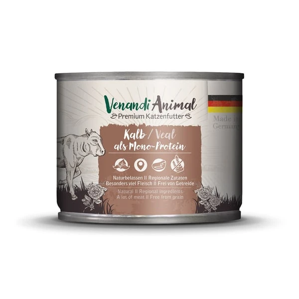 Venandi Animal - Probierpaket III Huhn, Pute, Rind, Pferd, Kalb, Truthahn – Bild 10