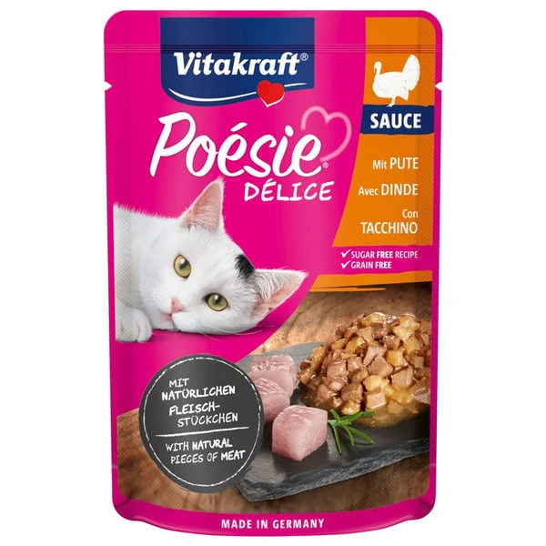 Vitakraft Poésie DéliSauce & Putenbrust 1 Vitakraft Poésie DéliSauce & Putenbrust