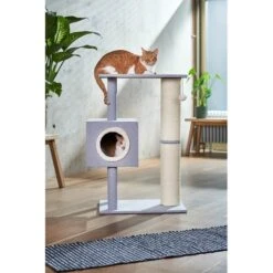 ZooRoyal Kratzbaum Linnea Grau 93,5 Cm -Pet Verkauf zooroyal kratzbaum linnea grau 4