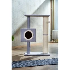 ZooRoyal Kratzbaum Linnea Grau 93,5 Cm -Pet Verkauf zooroyal kratzbaum linnea grau 5