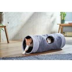 ZooRoyal Rascheltunnel Maja Grau Ø 30 X 90 Cm 12 ZooRoyal Rascheltunnel Maja Grau Ø 30 X 90 Cm -Pet Verkauf zooroyal rascheltunnel maja 5